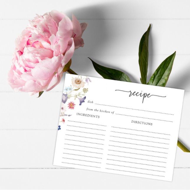 Bridal Shower Recipe Card (Creator Uploaded)