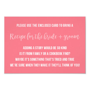 recipe bridal shower invitations zazzle