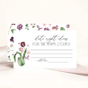 Bridal Shower Recipe Request Enclosure Card