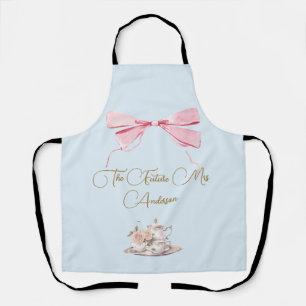 Bridal Shower Regency Elegant Ribbon Apron