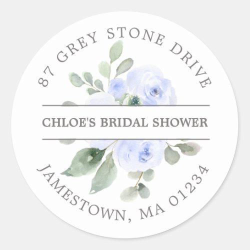 Bridal Shower Return Address Label
