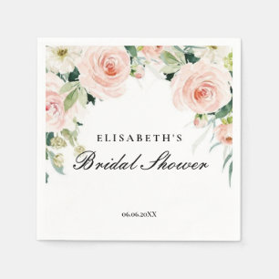 Bridal shower rosa oro floral Foam Boards Napkins