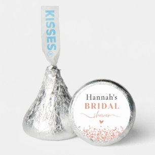 Bridal Shower Rose Gold Glitter Hershey®'s Kisses®