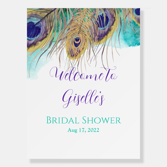 Bridal Shower Sign (Front)