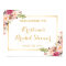 Bridal Shower Sign Elegant Chic Floral Gold Frame