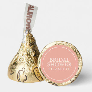 Bridal Shower Simple Modern Elegant Chic Hershey®'s Kisses®