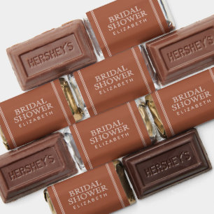 Bridal Shower Simple Modern Elegant Chic Hershey's Miniatures