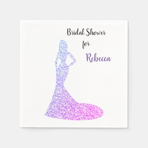 Bridal Shower Sparkle  Shine Napkins