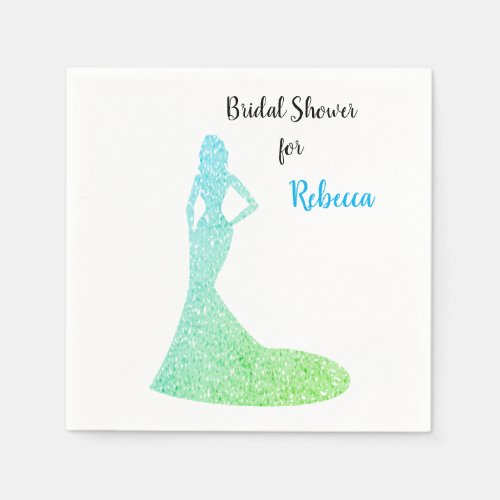 Bridal Shower Sparkle  Shine Napkins