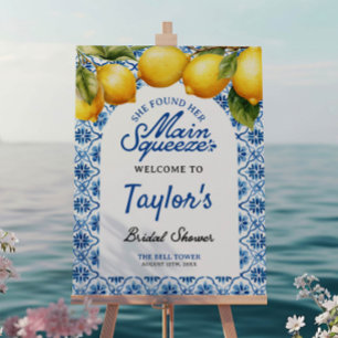  Bridal Shower Summer Lemon Welcome Sign