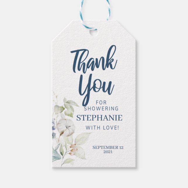 BRIDAL SHOWER,TAG, THANK YOU,PARTY FAVOR GAME GIFT TAGS (Front)