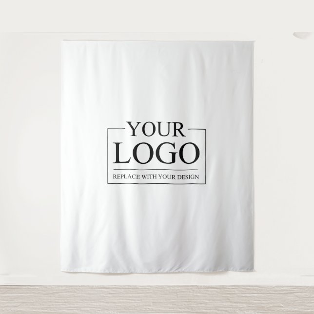 Bridal Shower Tapestries Your Logo Elegant Modern (Front)