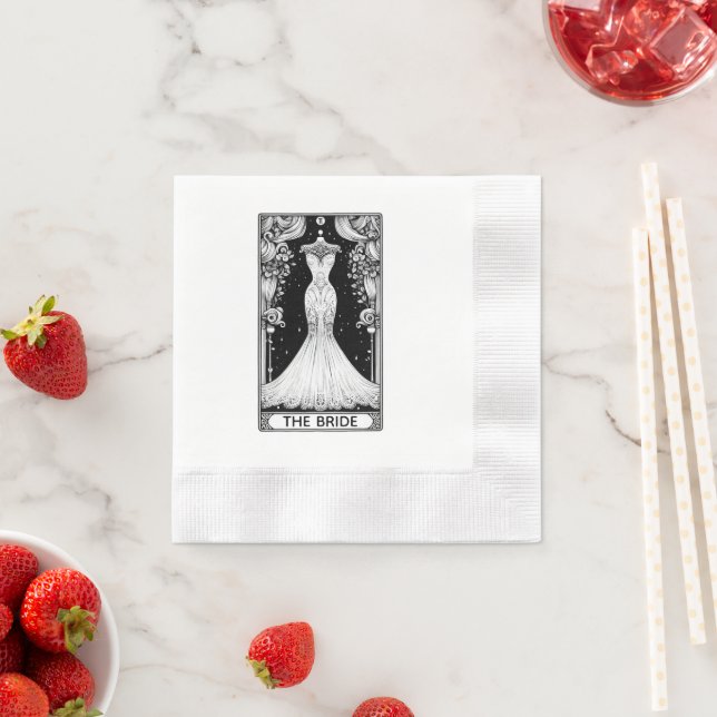 Bridal Shower Tarot Napkins (Insitu)