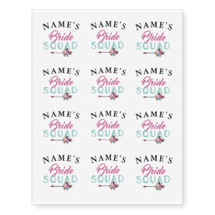 Bridal Shower Tattoos Bride Tribe Hen Party