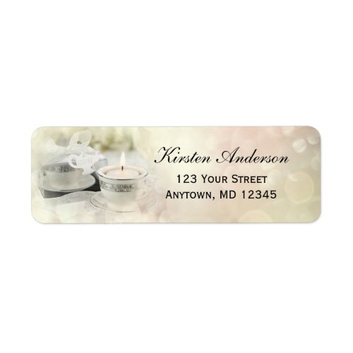 Bridal Shower Tea  Custom Return Address Label