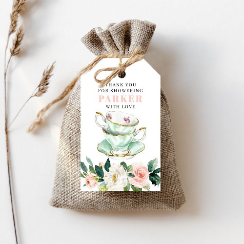 Bridal Shower Tea Party Favor Tag