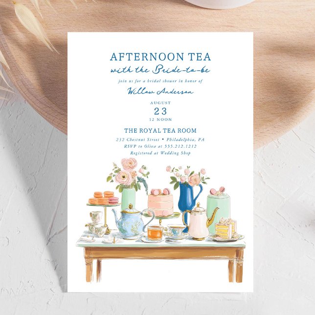 Bridal Shower Tea Party Invitation Illustration (Creator Uploaded)