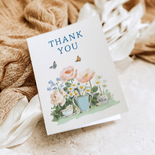 Bridal Shower Tea Party Invitation Thank You Card