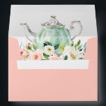 Bridal Shower Tea Party Pink Floral Envelopes<br><div class="desc">Send your special invite out with style with this lovely envelope! Choose the size you need!

See the entire matching Bridal Shower Tea Party collection!</div>