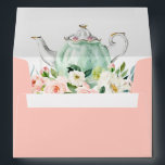 Bridal Shower Tea Party Pink Floral Envelopes<br><div class="desc">Send your special invite out with style with this lovely envelope! Choose the size you need!

See the entire matching Bridal Shower Tea Party collection!</div>