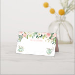 Bridal Shower Tea Party Place Card<br><div class="desc">This elegant wedding place card is perfect for any event. Easy to personalize by hand or use a local calligrapher! 

See our entire Bridal Shower Tea Party collection for more matching items!</div>