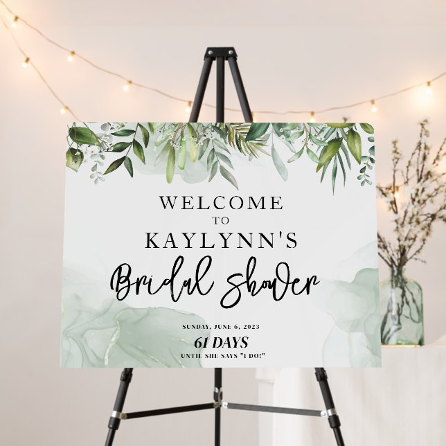 Bridal Shower Template Foam Board (In Situ (Stand))