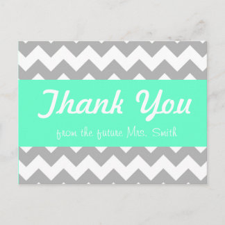 bridal shower thank you card