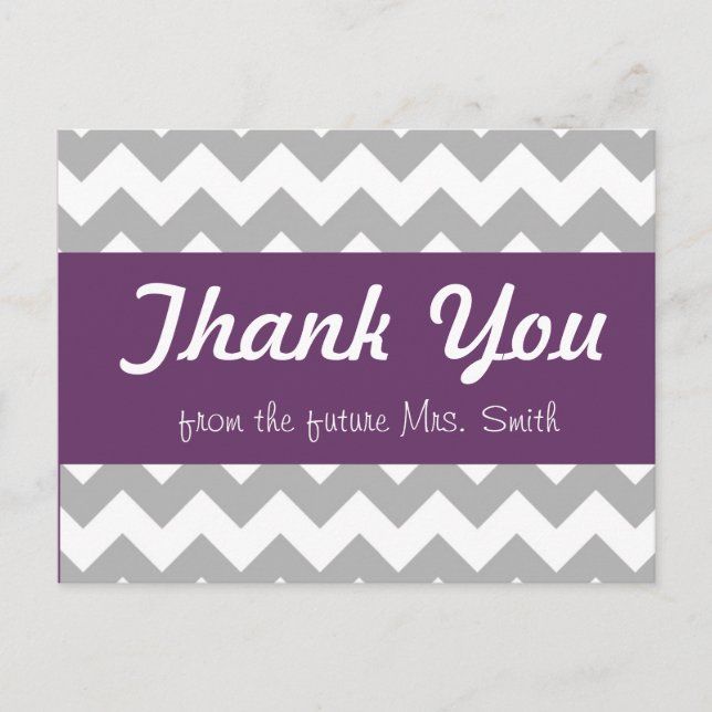 bridal shower thank you card (Front)