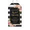 Bridal Shower Thank You Pink Floral Stripes