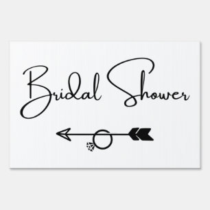 Bridal Shower this way arrow Sign