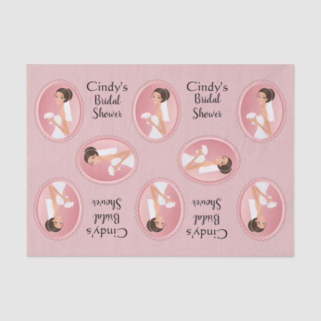 Bridal Shower Tissue Paper (Front)