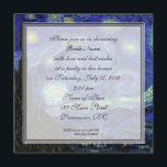 Bridal Shower,Vincent van Gogh, Starry Night Invitation<br><div class="desc">Bridal Shower, Vincent van Gogh,  Starry Night,  bride shower invitation.</div>