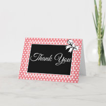 Bridal Shower Vintage Polka Dots Bows PInk