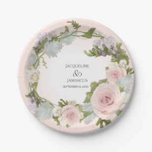 Vintage Rose Design Plates | Zazzle Vintage Rose Design Plates | Zazzle