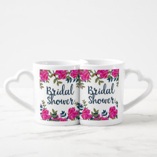 Bridal Shower Vintage Roses Coffee Mug Set