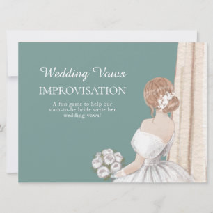 Bridal Shower - Vows Improvisation Game