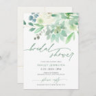 Bridal Shower Watercolor Succulent Greenery