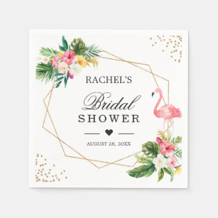 Luau Bridal Wedding Shower Supplies Zazzle