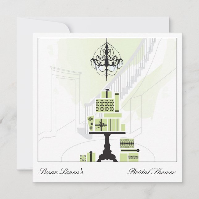 Bridal Shower Wedding Gift Table Invitation (Front)