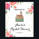 Bridal Shower Welcome Sign<br><div class="desc">Floral Bridal Shower Welcome sign.</div>