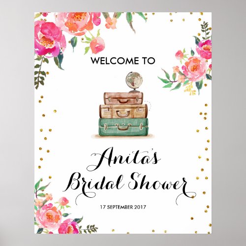 Bridal Shower Welcome Sign