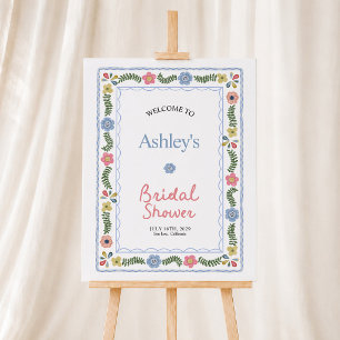 Bridal Shower Welcome Sign