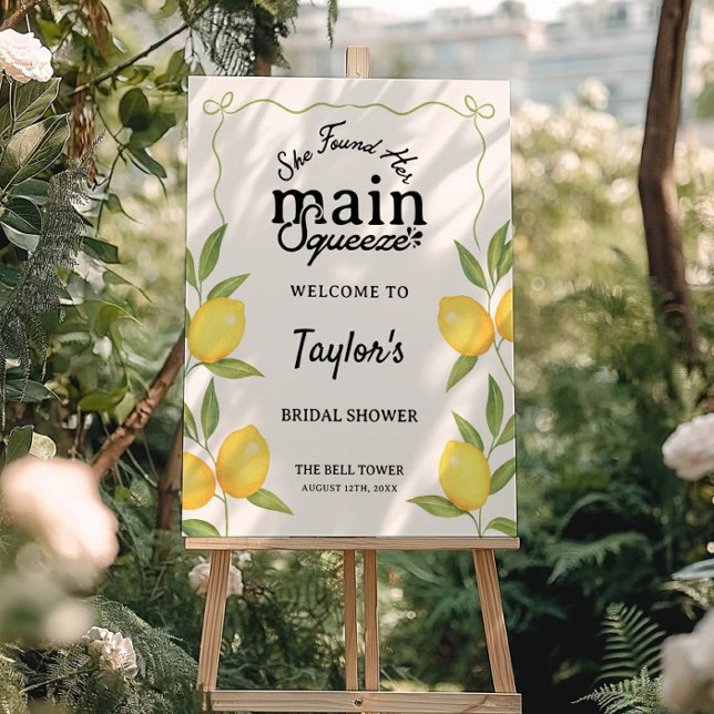 Bridal Shower Welcome Sign Lemon  (Creator Uploaded)