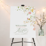 Bridal Shower Welcome Sign Summer Wildflowers<br><div class="desc">Wildflowers bridal shower welcome sign</div>