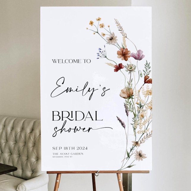 Bridal Shower Welcome Sign | Welcome sign template (Creator Uploaded)