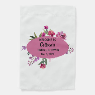 Bridal Shower welcome sign with editable text