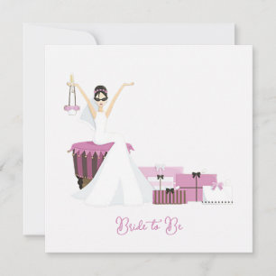 Bridal Shower White Wedding Dress Congratulations