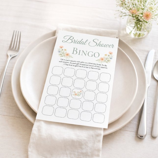 Bridal Shower Wildflower Bingo Game (Creator Uploaded)