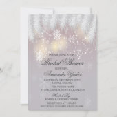 Bridal Shower Winter Snowflake Invitation (Front)