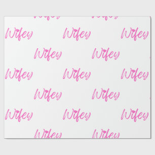 Bridal shower wrapping paper